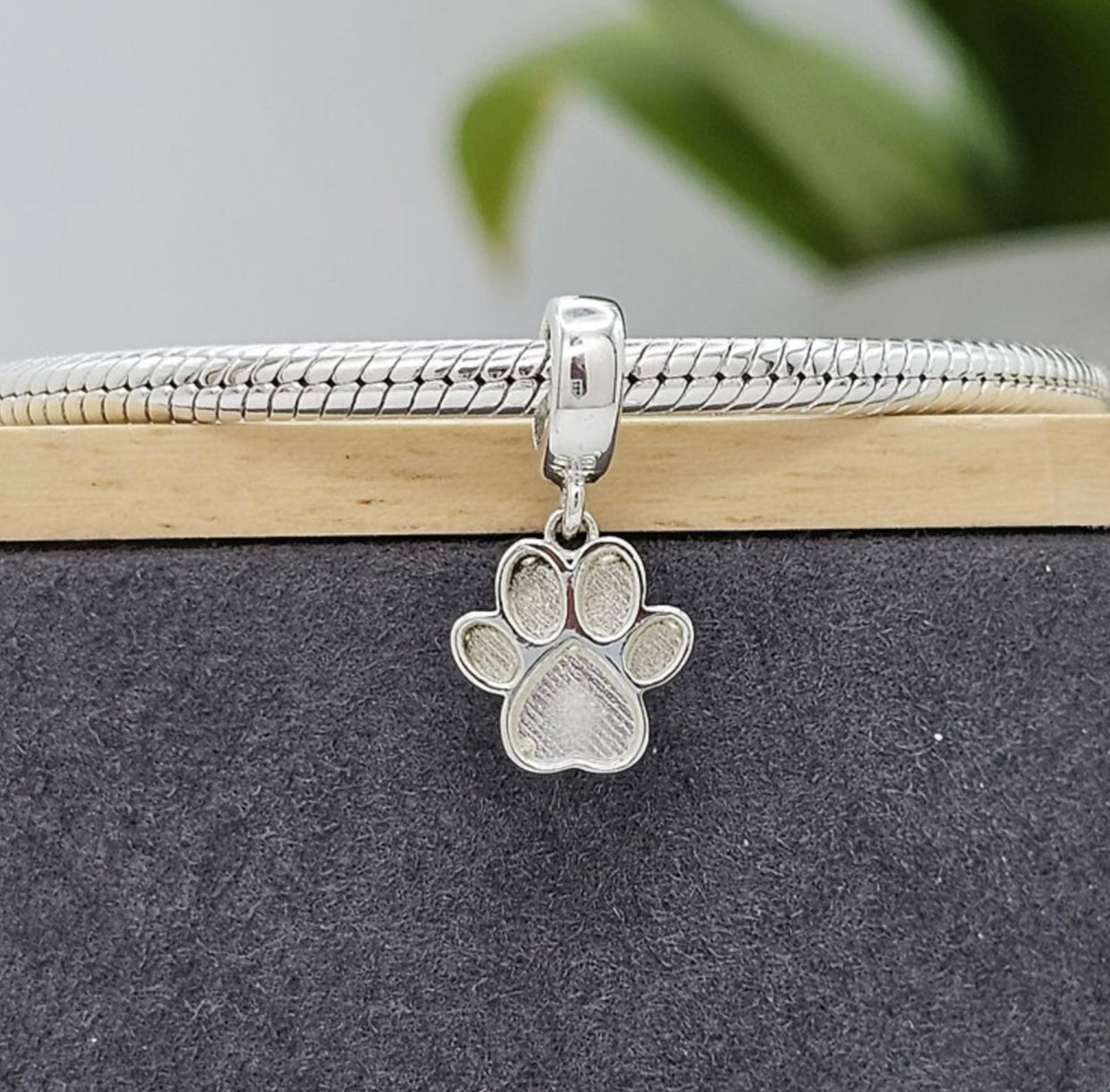 Dangle Paw Print Charm