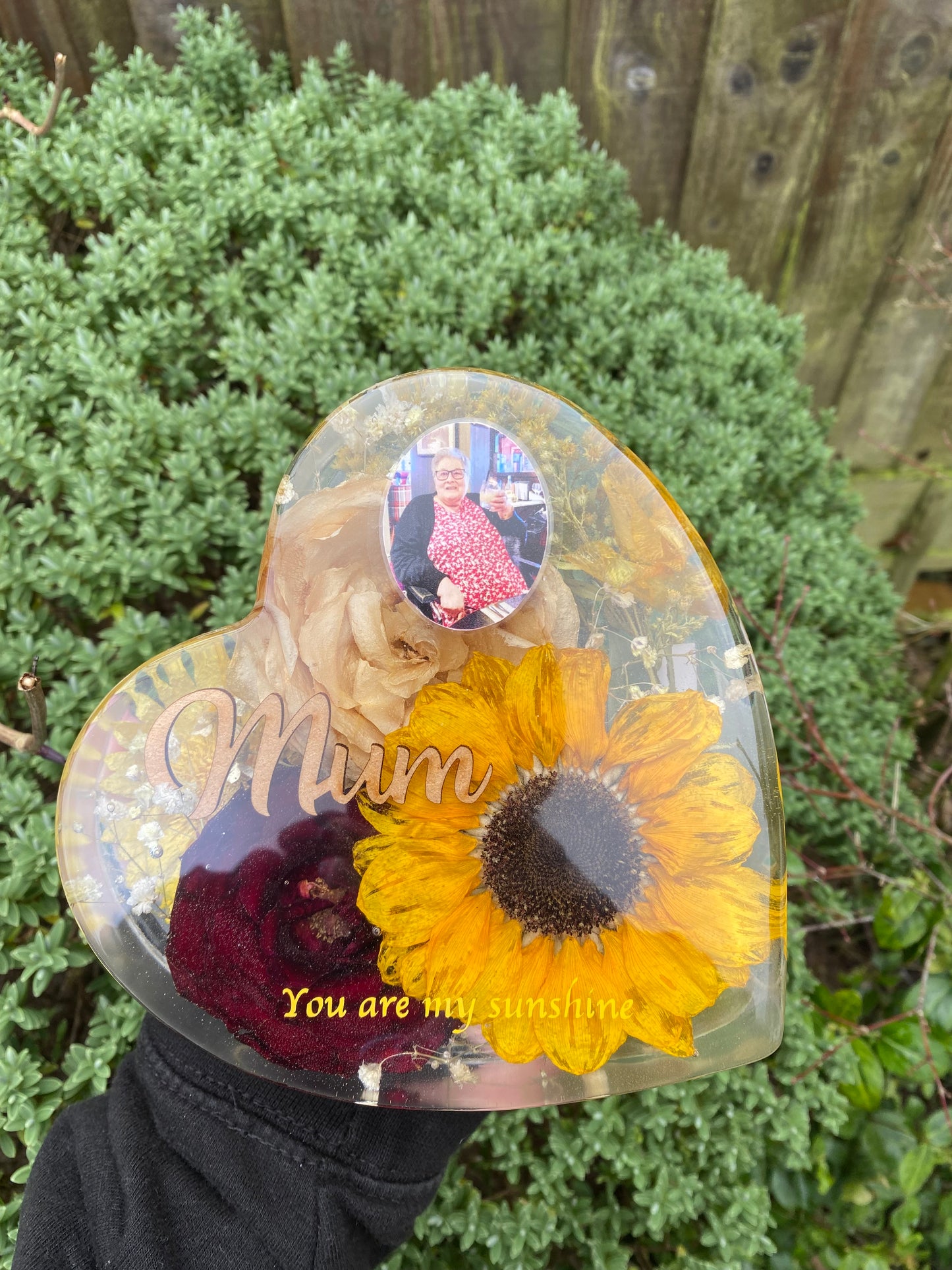 Small 15cm Heart - Flower Preservation