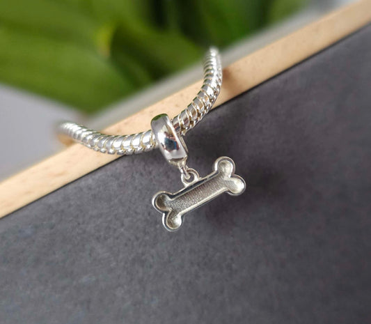 Dangle Dog Bone Charm