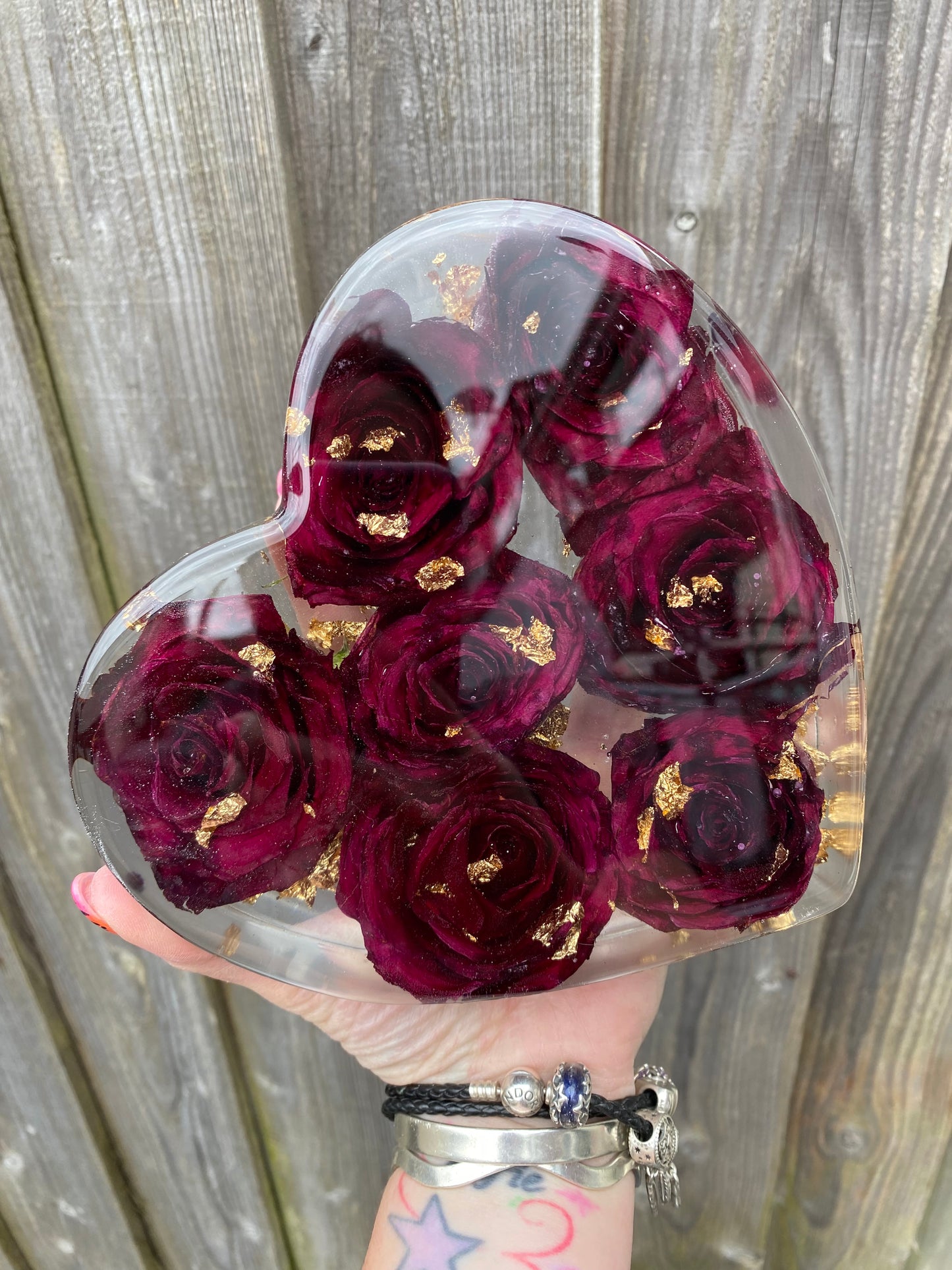 Small 15cm Heart - Flower Preservation